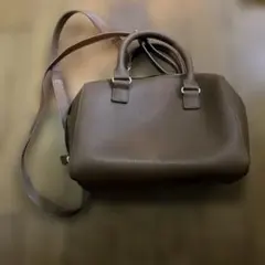 【値下げしました】ユニクロ　ブラウン ショルダーバッグ 合成皮革