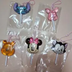 ディズニキャラクターカラフルキャンディーチャーム５種セットセール中