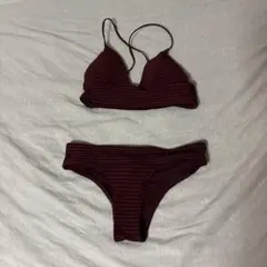 ZARA水着 ビキニ ボルドーのサムネイル