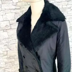 theory セオリー リバーシブルリアルファーコート ラクーンロングコート Ｓ