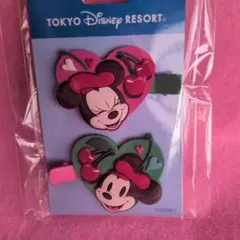 東京ディズニーリゾート 新品　ヘアクリップ２個セット　さくらんぼ　チェリー
