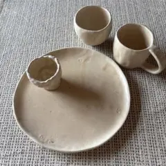 トキワ製作所 岡健二 マグカップ オーバルプレート3点セット - メルカリ