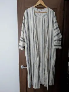 KBF ストライプ ロングワンピース