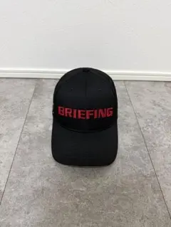 BRIEFING メッシュキャップ 黒/赤 ビックロゴ - メルカリ