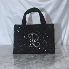 ♡ダーリッチ Darich ♡ DRエンブロイダリービジューミニトートバッグ　黒 Darich DRエンブロイダリービジューミニトートバッグ BLK ブラック