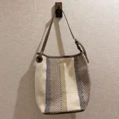 grove グローブ ランダムストライプPPワンショルダーバッグ