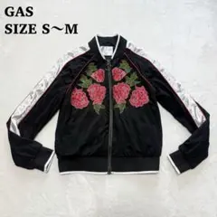 極美品　GAS 花柄刺繍　スカジャン　S〜M相当　レディース