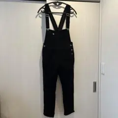 ブラックサロペット コーデュロイ