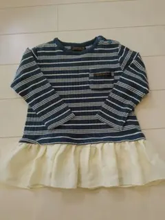 futafuta ストライプ柄トップス　95cm