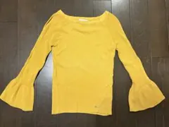 新品タグ付きKORALLINE イエロー 長袖 トップス