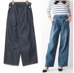 2026年最新】MACPHEE デニム ワイドストレートパンツの人気アイテム