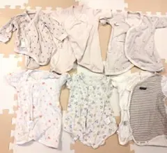 ベビー肌着 まとめ売り 50-70cm 女児 コンビミニ ユニクロ ベルメゾン