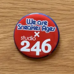 We are Sneaker Ages x studio 246 缶バッジ