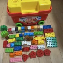 アンパンマン　はじめてのブロックワゴン　おまけ付き！　ブロック