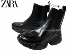 ZARA ザラ　サイドゴア ランニング ブーツ(43)のサムネイル