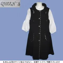 m22520・値下・新品★Queen's★ワンピースジャンバースカート