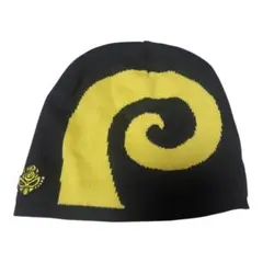 ヒステリックミニ(ヒスミニ　HYSTERICMINI)黒と黄色のニット帽