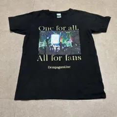 でんぱ組 半袖 tシャツ 黒 ブラック バンド ツアー L