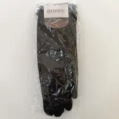 musee スマホ手袋 黒 20532