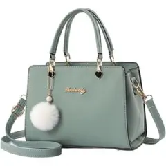 ハンドバッグ ショルダーバッグ グリーン 2way おしゃれ 可愛い
