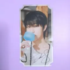 ■SEVENTEEN■セブチカフェ　特典　チケットカード：ミンハオ　セブチ