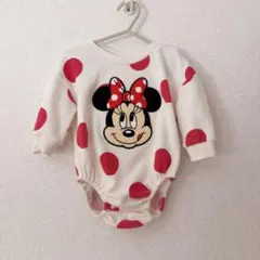 ディズニー　ミニー　ロンパース　80 長袖