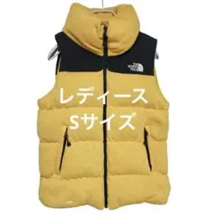 韓国♥️ノースフェイス　USA　ニットダウンベスト　レディース　サイズS