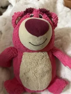 ロッツォ ファスナー付きぬいぐるみペンケースピンク