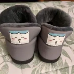 ちいかわ　ハチワレ　グレーのブーツ Lサイズ