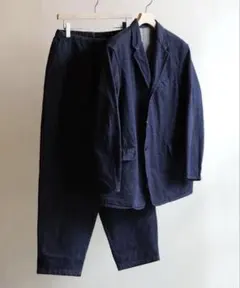 25ssCOMOLI デニムセットアップ　ジャケット1パンツ1