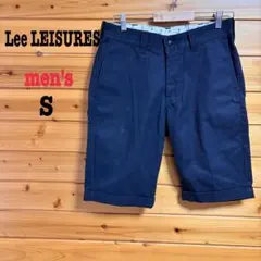メンズ 未使用 Lee LEISURES ショートパンツ ハーフ ゴルフ 黒 S