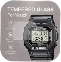 腕時計 DW-5600 9H強化 ガラスフィルム 液晶保護フィルム