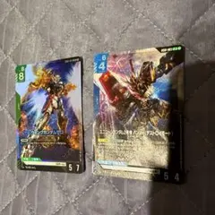 GCG ガンダムカード ウイングガンダムゼロ LR ユニコーンガンダム2号機