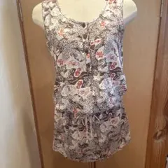 ノースリーブワンピースブラウス