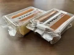 長崎カステラ切り落とし　2個　蜂蜜金箔　ココア