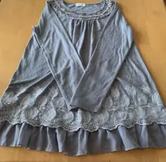 短時間値下げ❗️グレーのチュニック M これからの時期に❗️