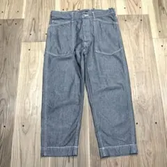 KAKEYAJEANS カケヤジーンズ シャンブレーデニム クロップドパンツ