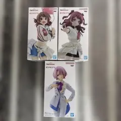 学園アイドルマスター 有村麻央 姫崎莉波 月村手毬 フィギュア 3種