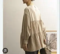 URBAN RESEARCH DOORS ティアードチュニックブラウス