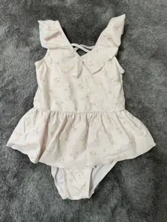 ベビー水着 女の子 フリル 花柄