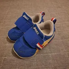 asicsアシックス ベビーシューズ 青色 13.0