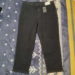 ​【新品タグ付】ユニクロ ワイドフィットワークパンツ XXL デニム 完売サイズ