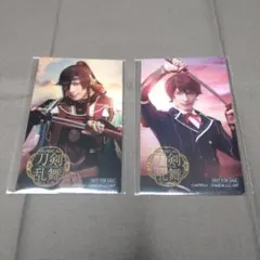 刀ミュ シブツタ カフェ 特典 クリアカード 和泉守兼定 堀川国広