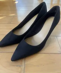 H&M パンプス　ヒール　黒