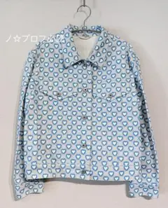 ミュウミュウ miu miu ハート柄 デニムジャケットのサムネイル