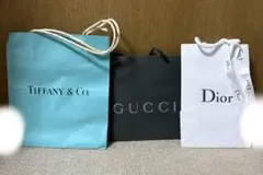 Tiffany & Co. GUCCI Dior ショッピング袋 紙袋