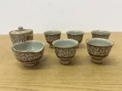 煎茶　九谷焼　焼き物　茶器　湯呑み　急須　年代物