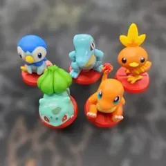 チョコエッグ　ポケットモンスター(旅立ちの３匹)フィギュア①②⑥⑧⑫セット