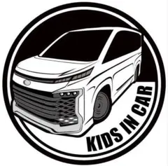 愛車に変更可能です^_^ ヴォクシー 90 キッズインカー ステッカー ⒈