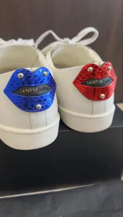 【美品】サンローラン スニーカーSAINT LAURENT リップモチーフ 36